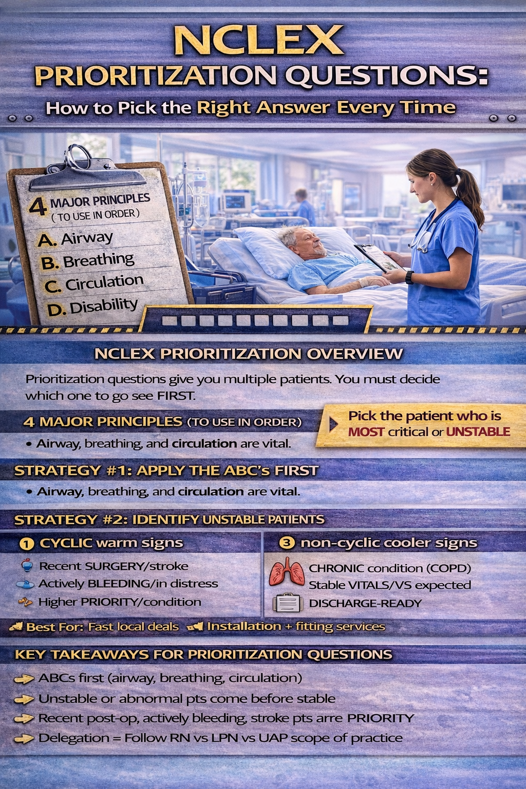 NCLEX Prioritization Questions: How to Pick the Right Answer Every Time nclex exam